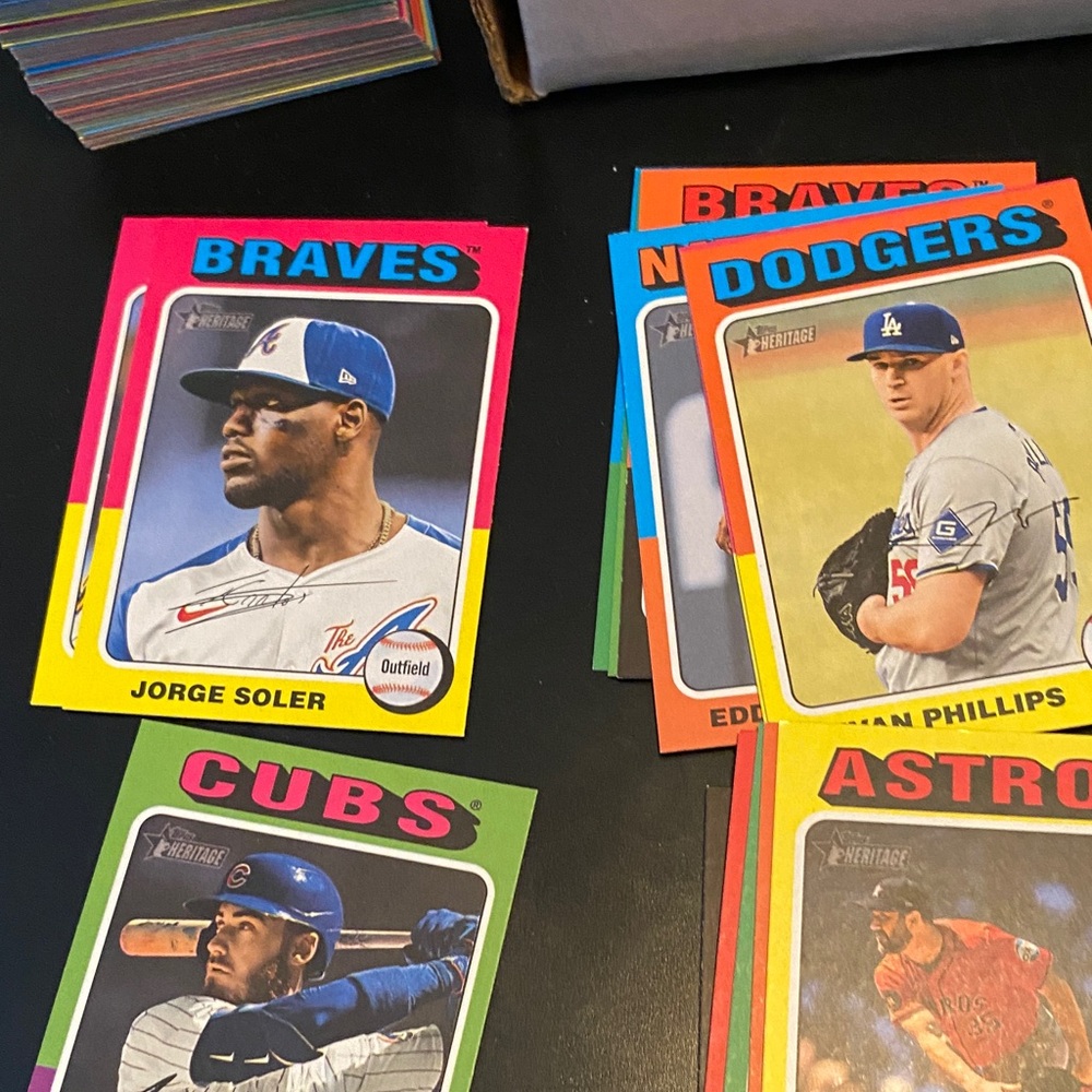 Baseball Trading Cards Set
